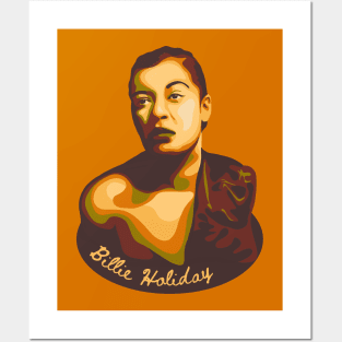 Billie Holiday Portrait Posters and Art